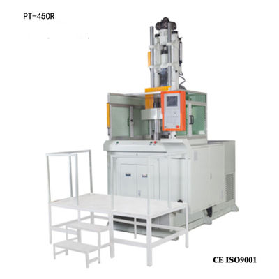 Máquina de moldagem por injecção de plástico vertical rotativa de alta eficiência
