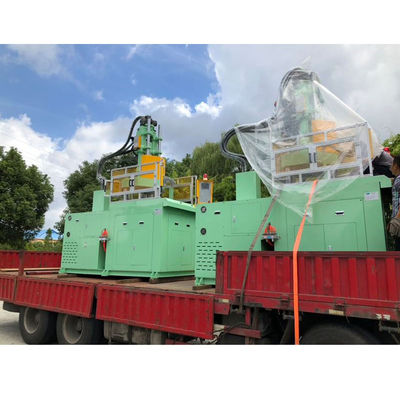 Máquina de moldagem por injecção de plástico vertical rotativa de alta eficiência