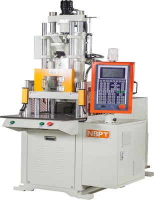 Máquina de moldagem por injecção de precisão vertical de plástico 45T