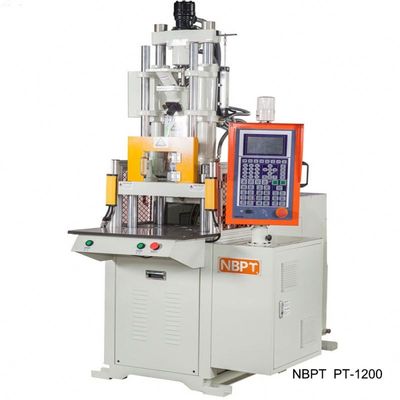 Máquina de moldagem por injecção de PU/PVC vertical para sola de calçado de 120 T