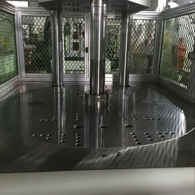 Máquina de moldagem por injecção vertical de mesa rotativa de cores duplas de 55 toneladas