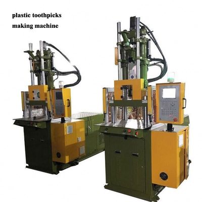 Máquina de moldagem por injecção de plástico Vertical MINI Automático Servo Fazer 55tontoothpick