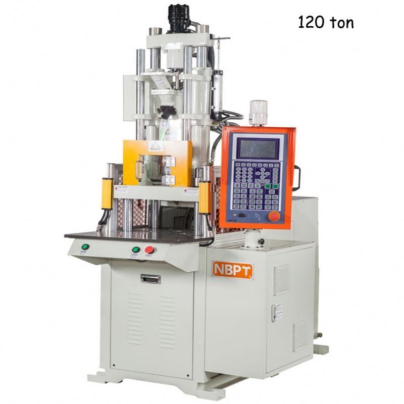 2 Rigs 120T VERTICAL totalmente automático deslizante de pesca máquinas de injecção de isco de plástico macio PT0105-26